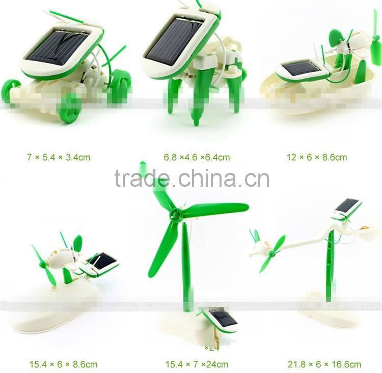 6 in 1 Solar Robot Toys for children