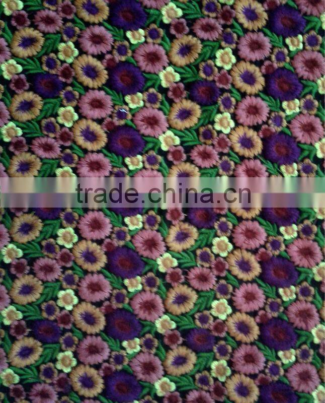 Embroidery fabric embroidery design