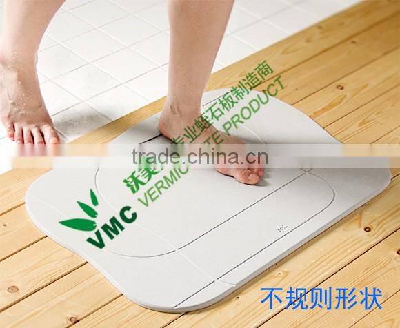 Factory Custom Diatomite&Vermiculite Bath Mat