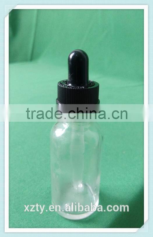 1 Oz Glass Boston Rounds With Child Resistant Dropper Lids for essential oil