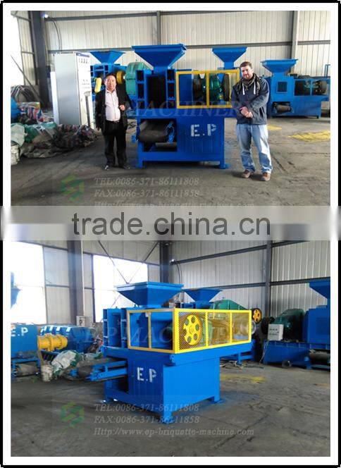 High Efficiency Roller Type Charcoal Briquette Making Machine with Competitive Price