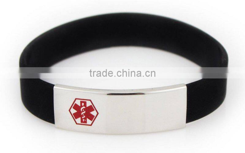 Manufacturers In China silicone band medical bracelets sports