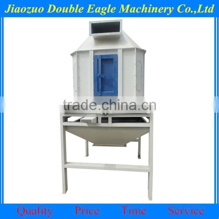 vertical counterflow poultry feed pellet drying and cooling machine