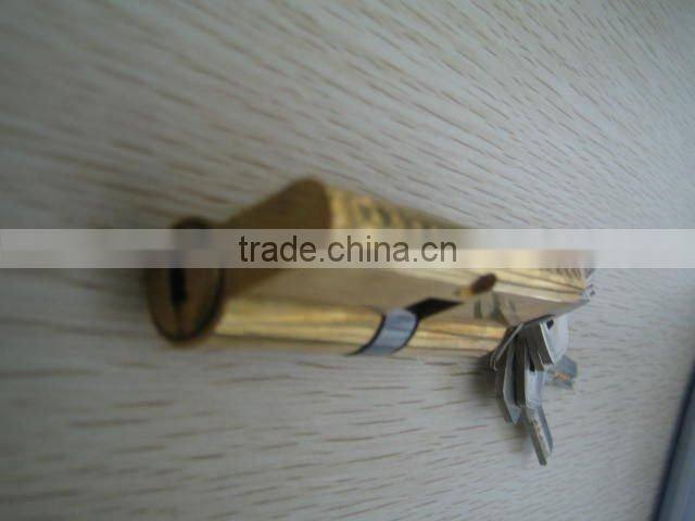 solid brass cylinder lock with computer key