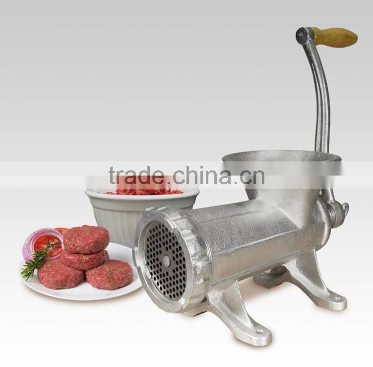 high quality commercial tinned manual meat mincer no. 32