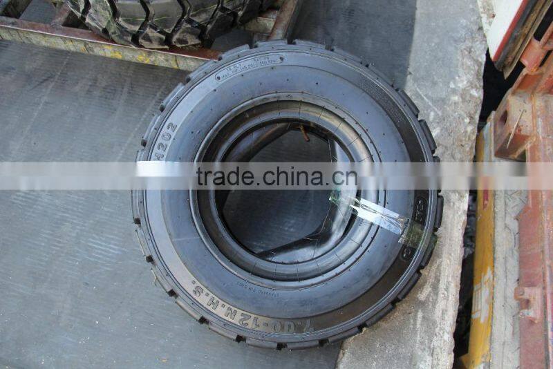 China factory Bias tyre industrial forklift tire 7.00-12