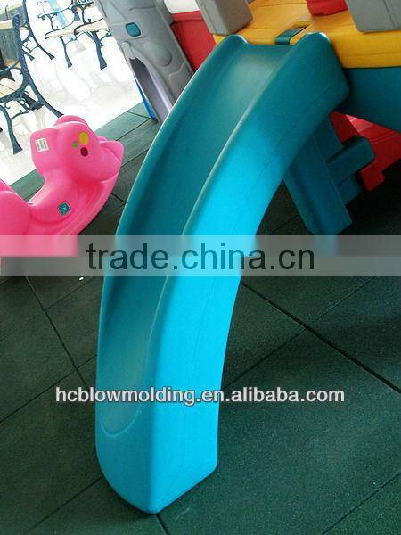 Plastic slide for kids ,foldable indoor slide, plastic sliding toys blowing