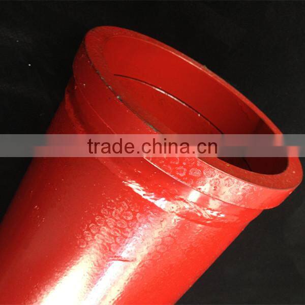Factory direct DN125 4.5" 3m concrete pump stainless steel delivery pipe