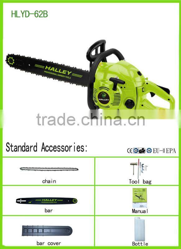 E - Start Chainsaw for Logging and Big Tree Cutting Sale HLYD - 62B