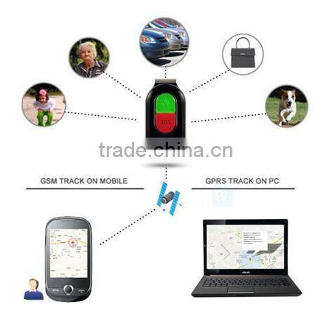 SOS GPS tracker for kids/olds/pets mini waterproof sos sos panic button gps tracker kids