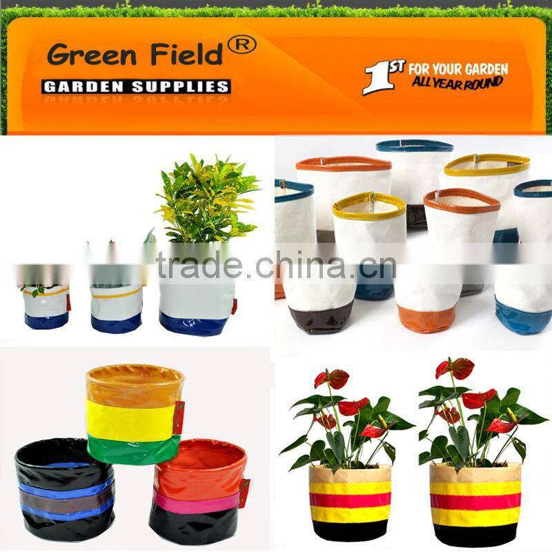 Stylish flower pots, flower pots wholesale, canvas flower bag