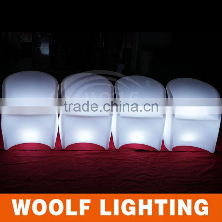 Leisure Modern Restaurant Glow LED Light Chair