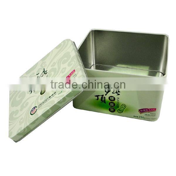 CMYK printing empty metal tin box