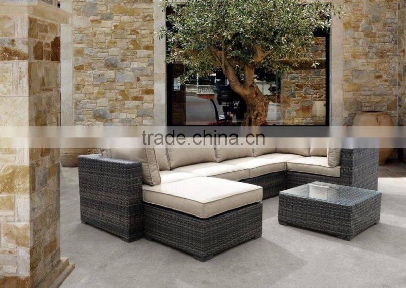 Modern Outdoor Wicker Coffee Table