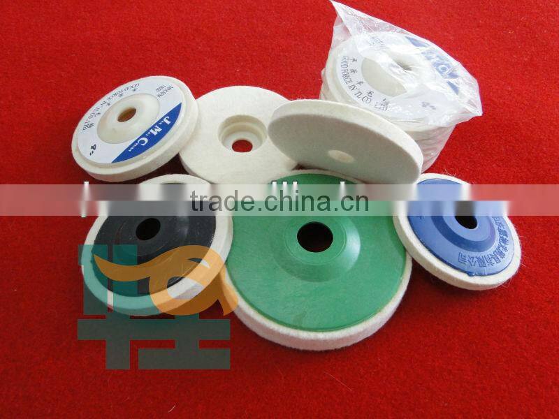 100% wool Polishing felt wheel