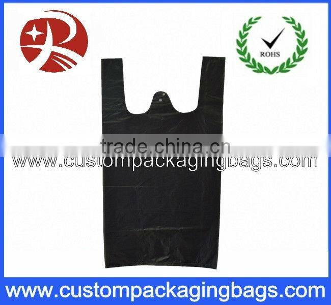 custom printing plastic T-shirt market packaging bag