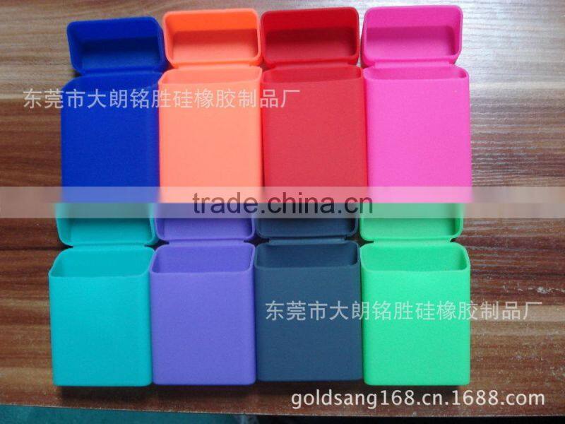 Newly customized colorful design silicone cigarette case
