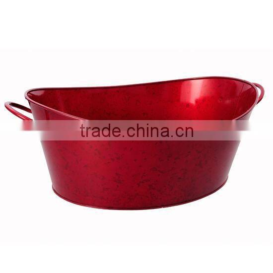 Enamel home ice basin ice tray