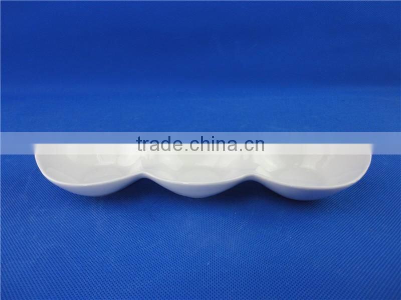 cheap ceramic plates dishes in stock bulk packing