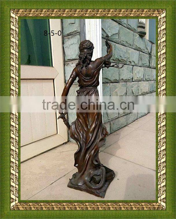Western Europe Style Bronze Firgure Statue For Garden Statue Sculpture Decoration