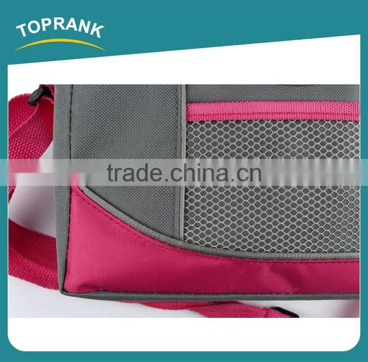 Toprank High Quality Outdoor Promotional Cheap Ball Shape 600D Insulated 6 Can Lunch Cooler Bag With Zipper