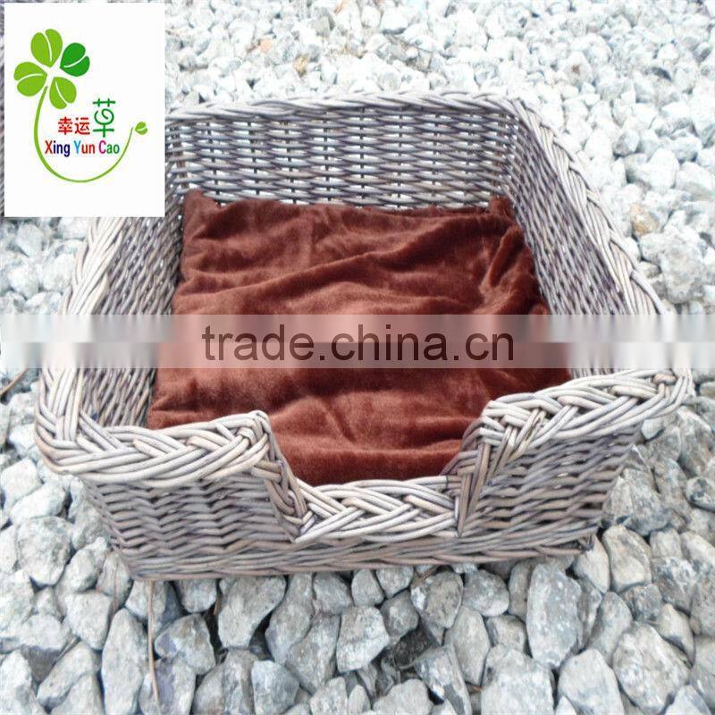 wicker pet basket set of 3 wicker pet house