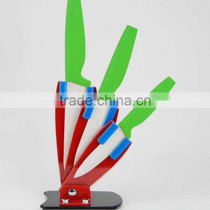 High quality 5" zirconia ceramic coating kitchen knife