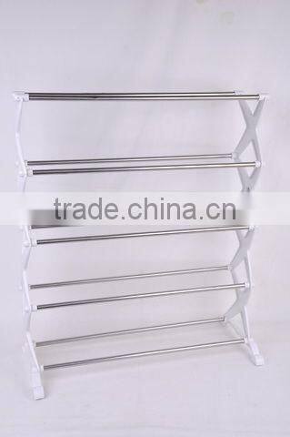 Creative design Stainless steel shoe rack