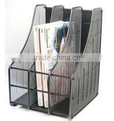 Hot Sell Metal Mesh Office Supplies Desk File Organizer Magazine Holder