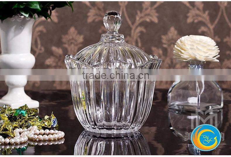 crystal glass candy/fruit bowl