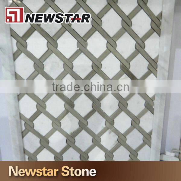 Newstar Bathroom wall mosaic natural stone marble mosaic tile