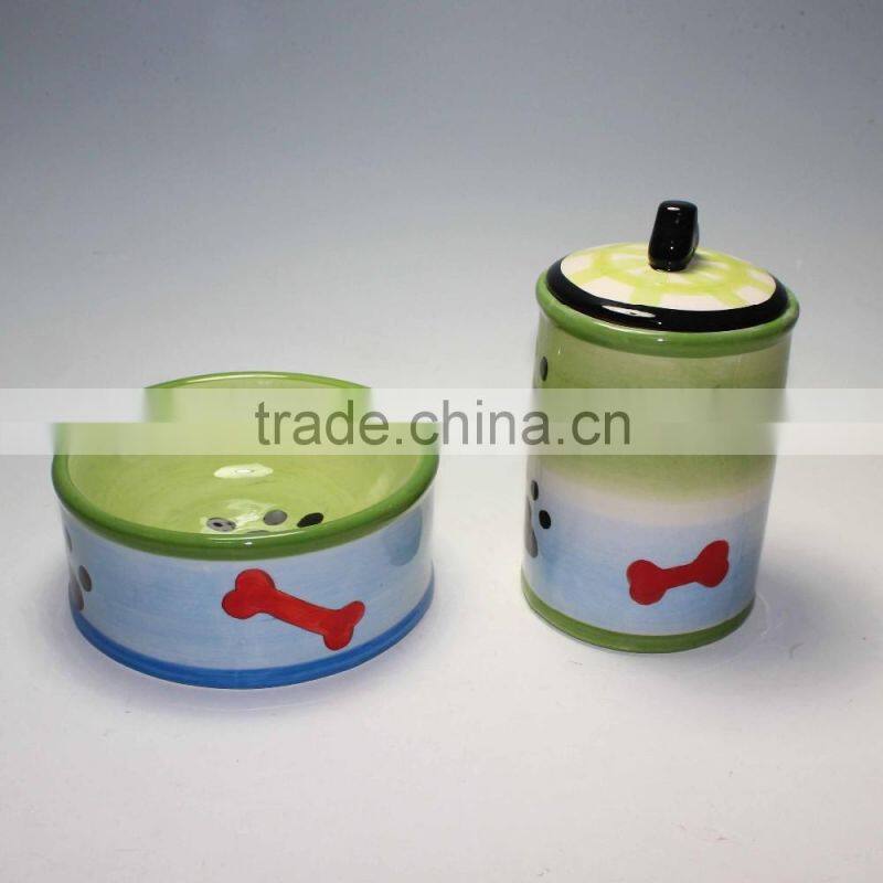 Harmony Good Dog Ceramic Dog Bowl