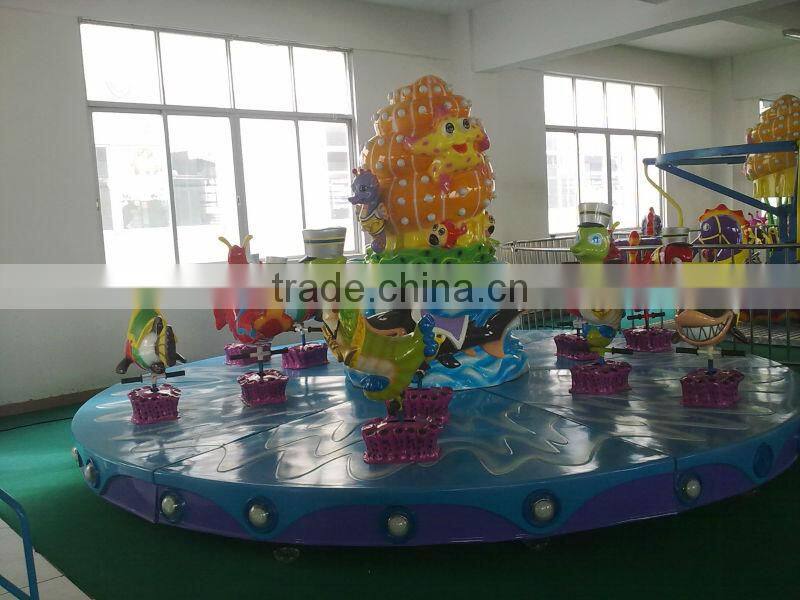 New amusement park equipment electric drift car carousel with 12 seats LT-7021