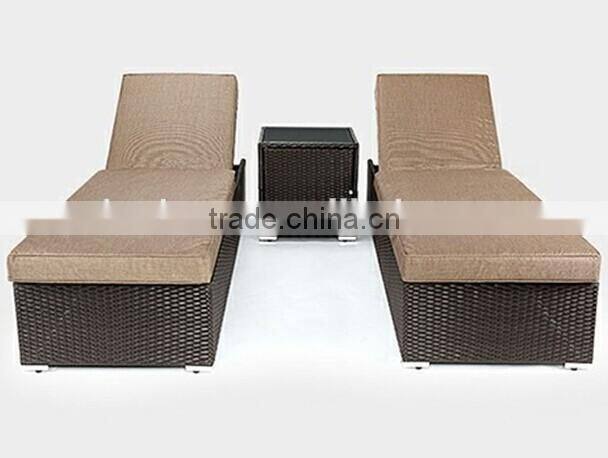 2014 classic style rattan antique chaise lounge AE5021