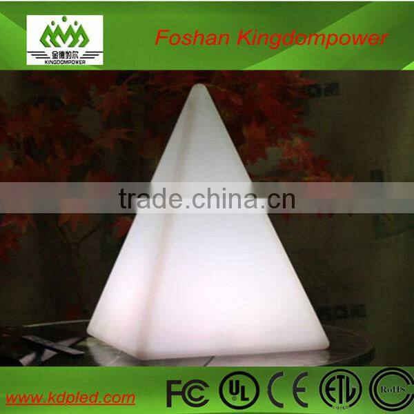 rechargeable color changing decorative cone