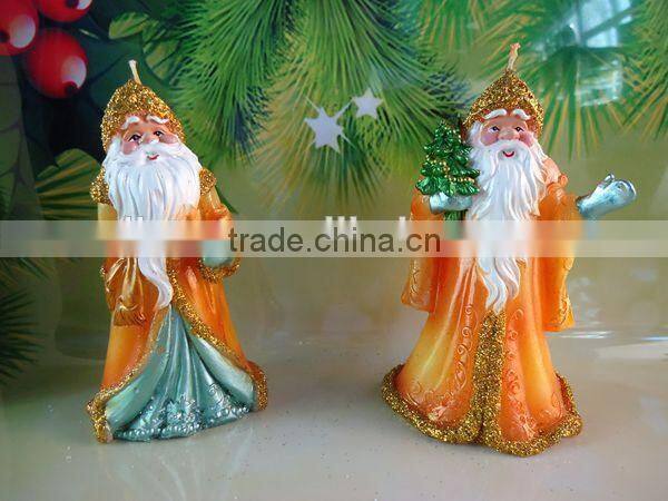 Handmade Non-scented Santa Claus Christmas Candle