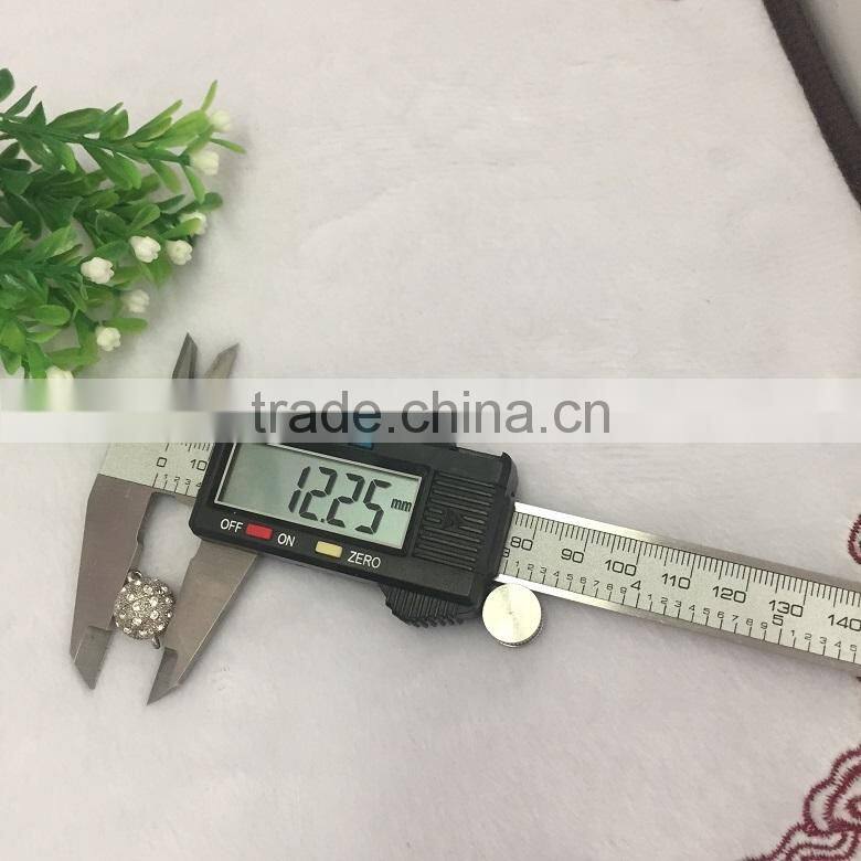 12mm round silver findings for necklace