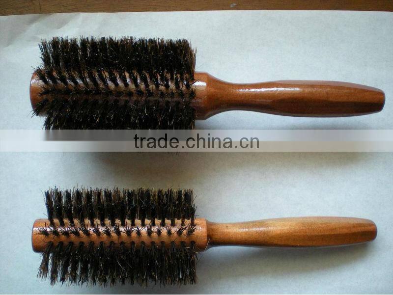 Wooden Rolling Hair Brush