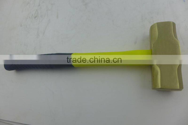 SH811FH Copper Metal Varnish Sprayed Treatment Agricultural Tools&Garden Tools Octagon Hammer For Explosive Atmospheres