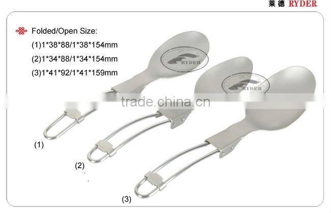 Camping Titanium Folding Fork