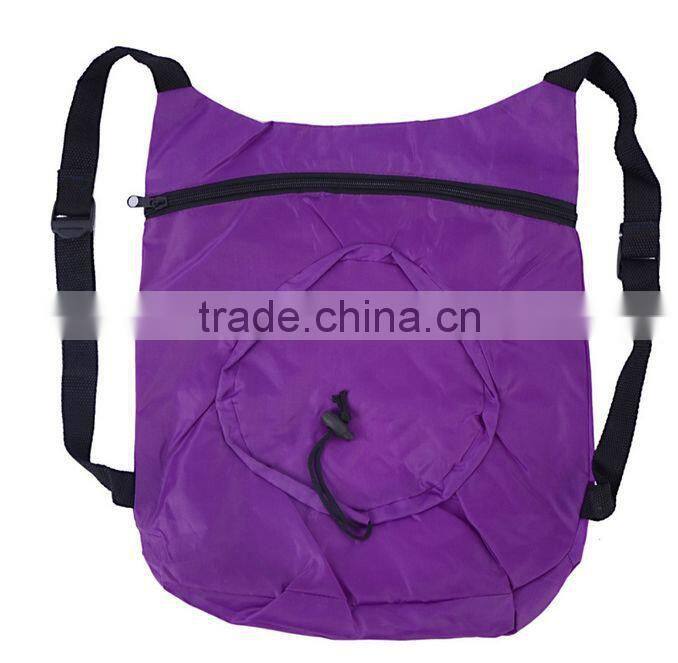 Round ball shape foldable travel backpack bag(CF-236)