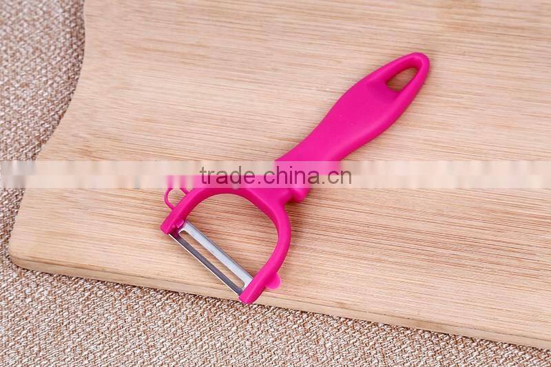Hot pink Stainless Steel Kitchen Potato Grater Peeler