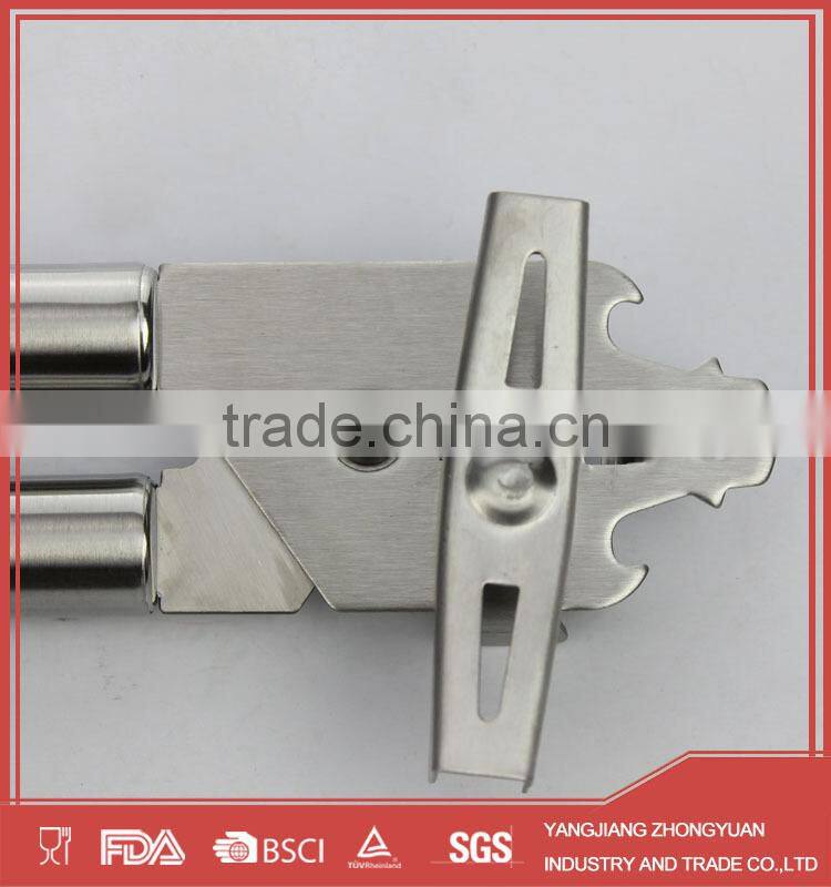 High quality stainless steel can opener and bottle opener