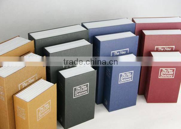 hot selling Fake Book with key lock book safe