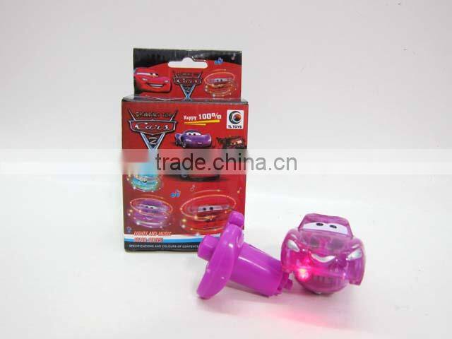 spinning top flashing