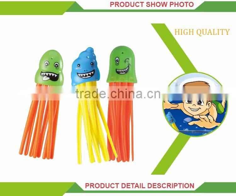 Wholesale cheap bulk cartoon set mini plastic jellyfish toy