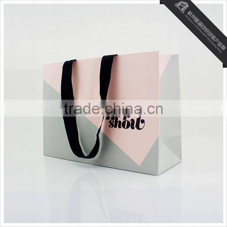 Wholesale Art Paper Packing Paper Bags For Shopping With Logo Printed