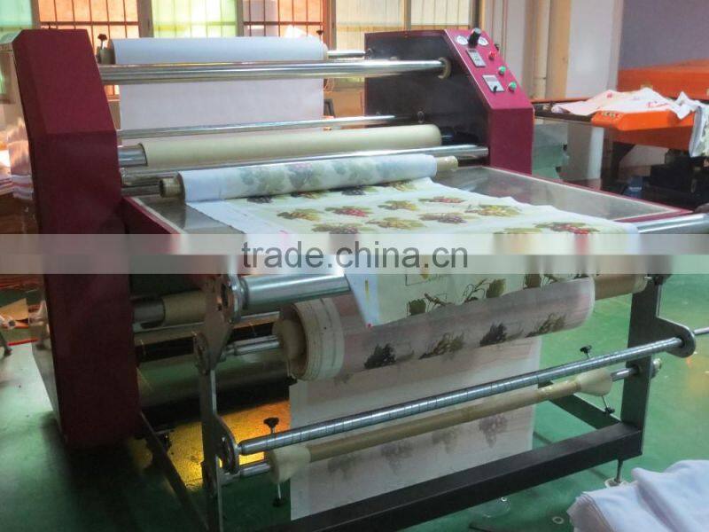 Cheap price small calendar heat press machine, small roll to roll heat press machine