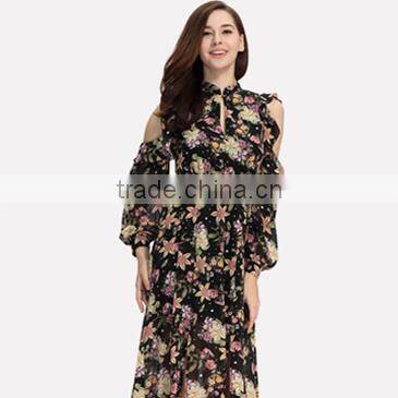 Latest womens wholesale summer boho Chiffon dress