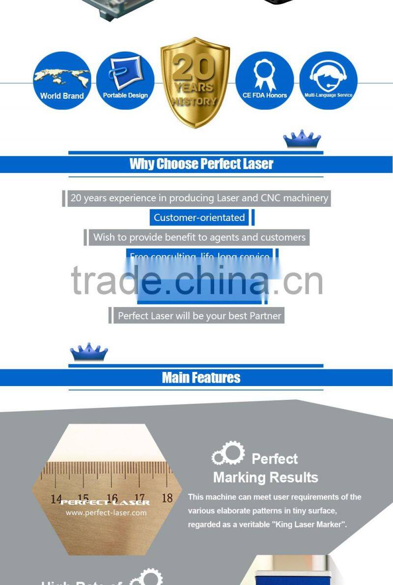 Handle fiber laser marking machine for Dates Packing Laser Marking System